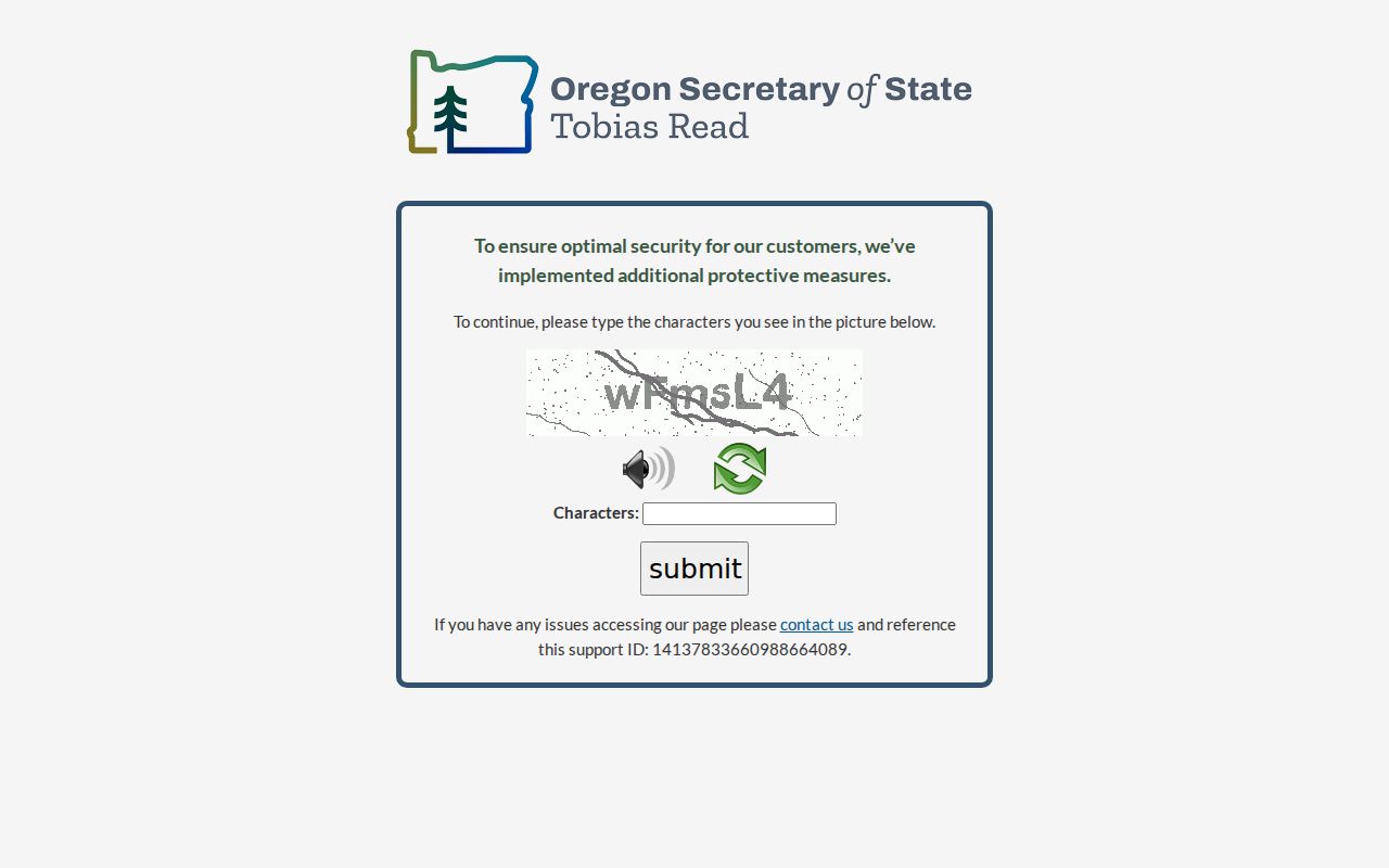 West Linn residents directory Oregon voter registration lookup screen