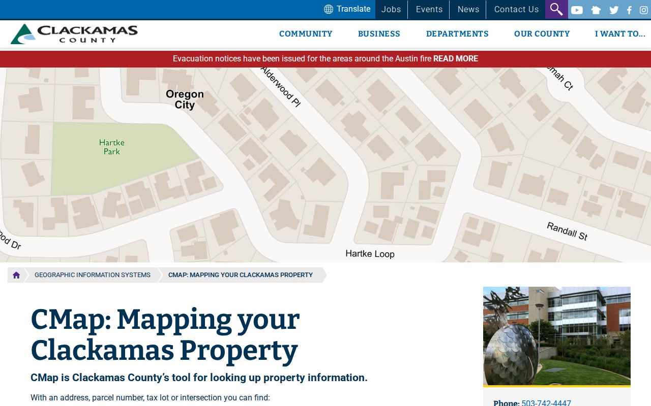 West Linn neighbors CMap property search for nearby parcel research