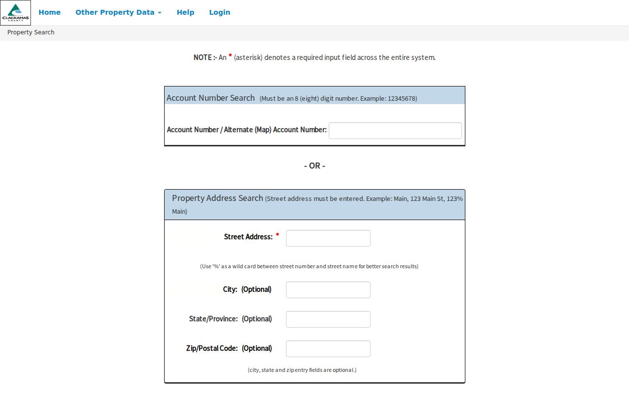 West Linn ZIP code directory AscendWeb address search with optional ZIP fields